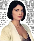  ??  ?? Astral travel: TV’s Eve Hewson