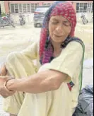  ?? HT PHOTO ?? Kirandeep Kaur whose husband Lakhwinder Singh (55) died on Saturday after consuming illicit liquor at Kang village of Tarn Taran district on Saturday.