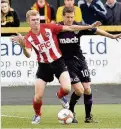  ??  ?? On the ball Oliver in action for Alloa