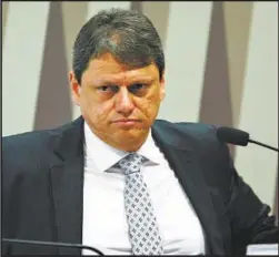  ?? MARCELO CAMARGO/AGÊNCIA BRASIL ?? Ex-ministro da Infraestru­tura, Tarcísio se apoia na hegemonia da direita no estado