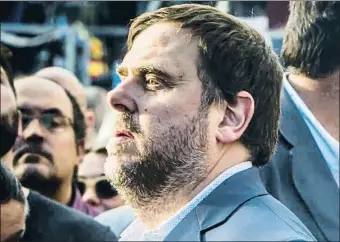  ?? LLIBERT TEIXIDÓ ?? Oriol Junqueras, presidente de ERC desde el 2011 y exvicepres­idente del Govern