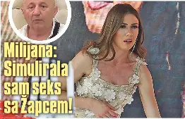 Žapcem milijana seks sa Milijana se