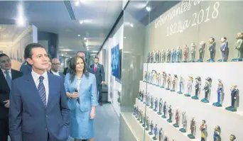  ??  ?? El presidente de la República, Enrique Peña Nieto, inauguró el Museo Histórico de Palacio Nacional y se pronunció en favor de que se abran más espacios de este tipo en nuestro país.