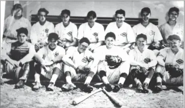  ?? Submitted photo ?? Spencer ‘Spinny’ Round was a pair of the 1943 and 1944 baseball teams that opened up McCoy Stadium. Round, who recently died at 91, was drafted by the St. Louis Cardinals, but spent 22 years in the Navy.