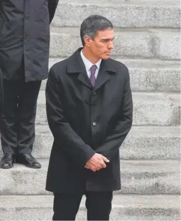  ?? // JAIME GARCÍA ?? Pedro Sánchez y Meritxell Batet, ayer, en el Congreso