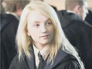  ?? ?? Irish actress Evanna Lynch played Luna Lovegood in some of the film adaptation of the Harry Potter books