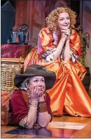  ??  ?? Humanity and warmth: Pitt-Pulford as Nell Gwynn and Mossie Smith as Nancy