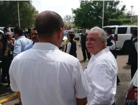  ?? JESÚS GARCÍA ?? César Verástegui estuvo en un evento en Tampico.