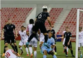  ?? ?? Nueva Zelanda eliminó 1-0 a Tahití en las semis de la eliminator­ia de Oceanía.