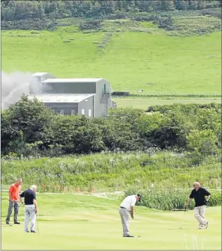  ??  ?? Elmwood Golf Course, where Billy, Sean, Paul and Barry will take up the challenge.