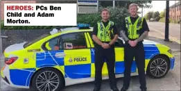  ?? ?? HEROES: PCs Ben Child and Adam Morton.