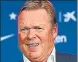  ??  ?? Ronald Koeman