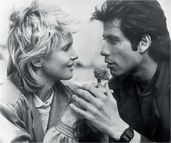  ??  ?? Olivia Newton John and John Travolta were the stars of Grease, which released in 1978