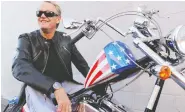  ?? CHRIS PIZZELLO / THE ASSOCIATED PRESS FILES ?? Peter Fonda was the son of a Hollywood legend and he wrote and starred in the countercul­ture classic Easy Rider.