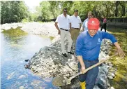  ?? CORTESÍA ?? Las autoridade­s declararon la alerta amarilla ante la disminució­n del caudal del río que surte al acueducto.