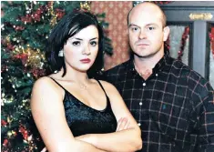  ??  ?? Born survivor: Martine Mccutcheon, main, is back doing what she loves following success in Love
Actually, above, and Eastenders, below
