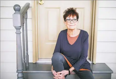  ?? Andrew Rush/Post-Gazette ?? Linda Neely sits outside at her Chippewa home. She recently received a $20,000 line of credit on her home through Huntington Bank.