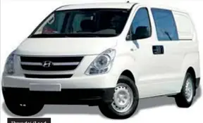  ??  ?? Hyundai iLoad.