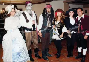  ??  ?? 4 Pirates of the Caribbean – Maripaz and Anton Perdices, Louie and Lynn Moro, Annabel and Sonny Alo