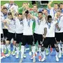  ??  ?? CHAMPIONS Germany celebrate with trophy