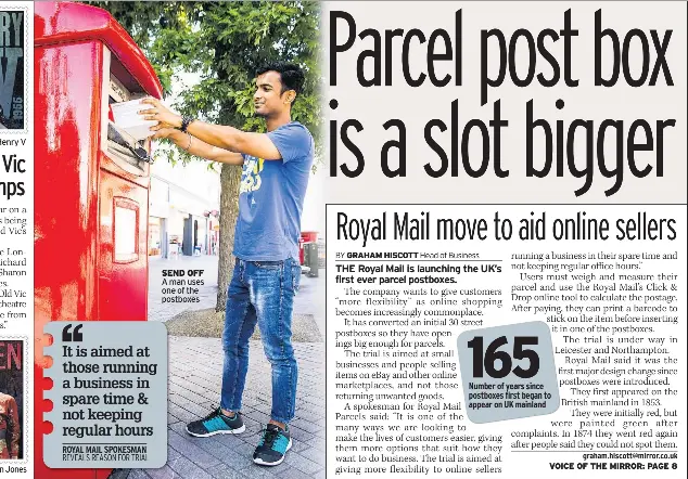 Parcel post box royal mail tracking