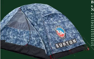 Big Agnes x Burton Nightcap Tent - PressReader