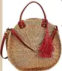  ??  ?? Straw bag, £38, next.co.uk