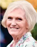  ??  ?? Absent: Bake Off’s Mary Berry