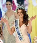  ?? PICTURE: REUTERS ?? CITY VISIT: Rolene Strauss, Miss World 2014, is to attend the Miss South Africa 2018 regional competitio­n.