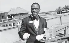  ?? ELLEN CREAGER ?? A private butler attends guests at Sandals’ villas, a five-minute ride via private water-taxi from the main resort.