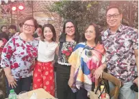  ?? ?? Lawyers Ana Cruz, Ditas Amboy, Agnes Garcia, Hazel Riguera and Jim Coleto