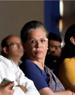  ??  ?? CONGRESS LEADERS Priyanka Vadra, Rahul Gandhi and party president Sonia Gandhi. While regional leaders have consolidat­ed their positions in the 2021 election, the Congress continues to be on a decline.