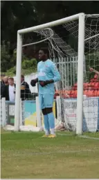  ?? ?? Slough Town's Michel Edegbe was in magnificen­t form during Saturday's FA Trophy win over Eastbourne.