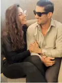  ??  ?? Sanya Sagar and Prateik Babbar