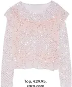  ??  ?? Top, €29.95, zara.com