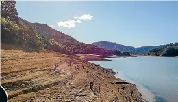  ?? NIWA ?? The Upper Mangatawhi­ri Dam in the Hunua Ranges.