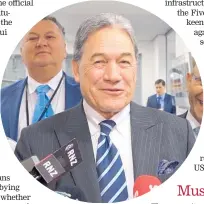  ??  ?? Winston Peters.