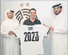  ?? FOTO: AL SADD ?? Xavi renovó en verano hasta 2023