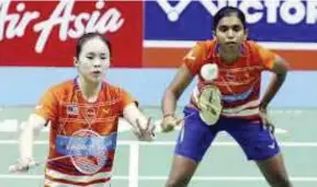  ?? ?? Pearly Tan-M. Thinaah will be competing in the Uber Cup Finals.