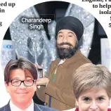  ??  ?? Charandeep Singh
Michael McIntyre and Nicola Sturgeon