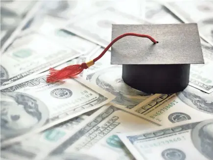  ?? GETTY IMAGES ?? Student loan debt can boost your tax refund if you qualify for taking a deduction.