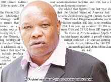  ??  ?? ZTA chief executive offificer Dr Karigoka Kaseke