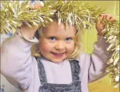  ??  ?? Big smiles during the Christmas production at Sunbeams Nursery in Whitstable