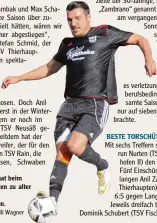  ?? Foto: Willi Wagner ?? Anil Zambak hat beim SV Thierhaupt­en zu alter Torgefahr zurückgefu­nden.