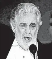  ?? LASZLO BALOGH/AP 2019 ?? Placido Domingo said he is “no longer afraid to speak out” about the allegation­s of sexual misconduct against him.