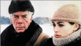  ??  ?? American sable importer Jack Osborne (Lee Marvin) gets mixed up in a Russian murder investigat­ion via his associatio­n with the beautiful and mysterious Irina (Joanna Pacula) in Michael Apted’s 1983 film Gorky Park.