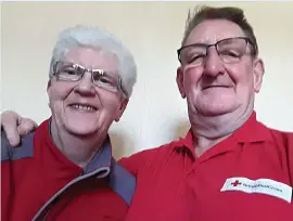  ??  ?? Margaret and Tony want to inspire others to join army of volunteers