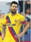  ??  ?? Barcelona lost 3-1 to Levante, despite Lionel Messi scoring