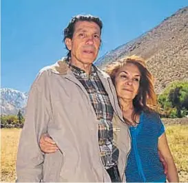  ?? (DIARIOELDI­A.CL) ?? Los padres del cordobés, tiempo atrás en el Valle del Elqui.