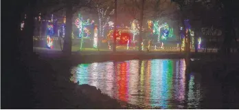  ?? RICK KINTZEL/THE MORNING CALL ?? Allentown’s annual Lights in the Parkway program won’t be offering a new walkable “Holiday Village” display after all.